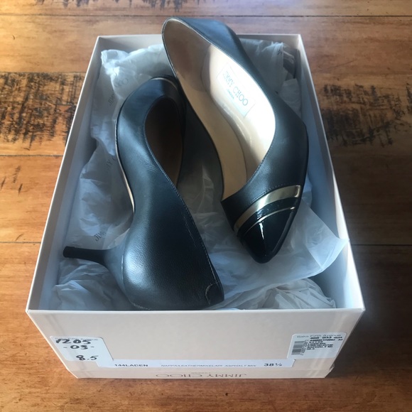 Jimmy Choo Laden pump in mixed asphalt size 8.5 - Picture 8 of 8